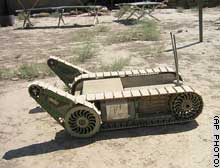 irobot cave clearing robot
