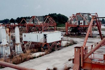 parts of the apollo launch umbilical tower