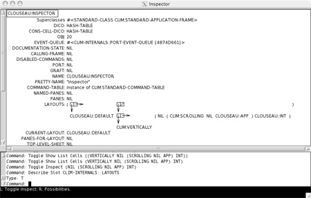 mcclim's clouseau inspector