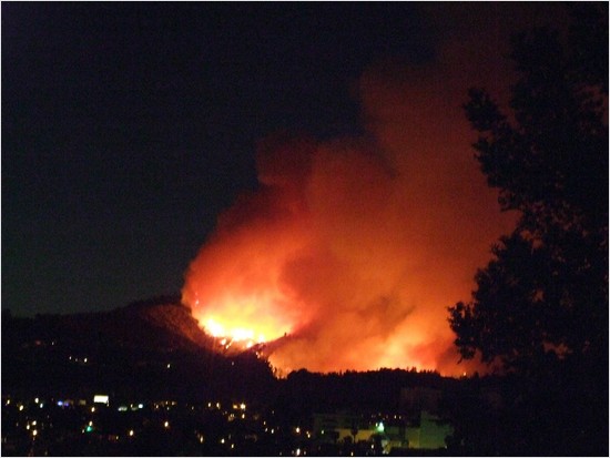 griffith park is burning