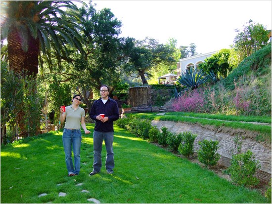 joanne and i at the houdini house in laurel canyon joanne and i at the houdini house in laurel canyon