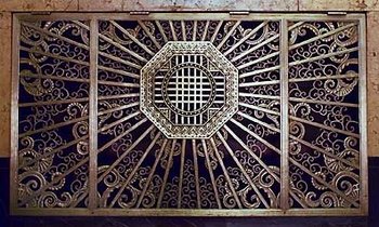 art deco ventilation grill