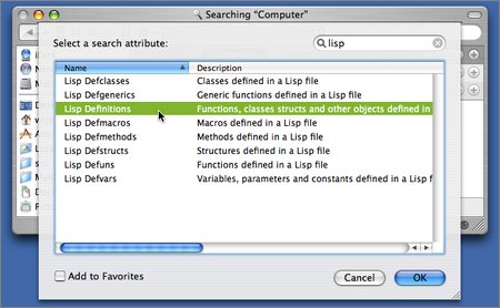 Lisp Metadata Importer plugin screenshot