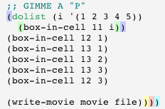 lisppaste screenshot