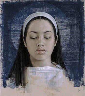 john nava, study for a virgin