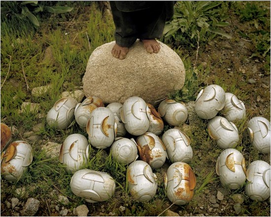 cluster bombs in an afghan elementary school